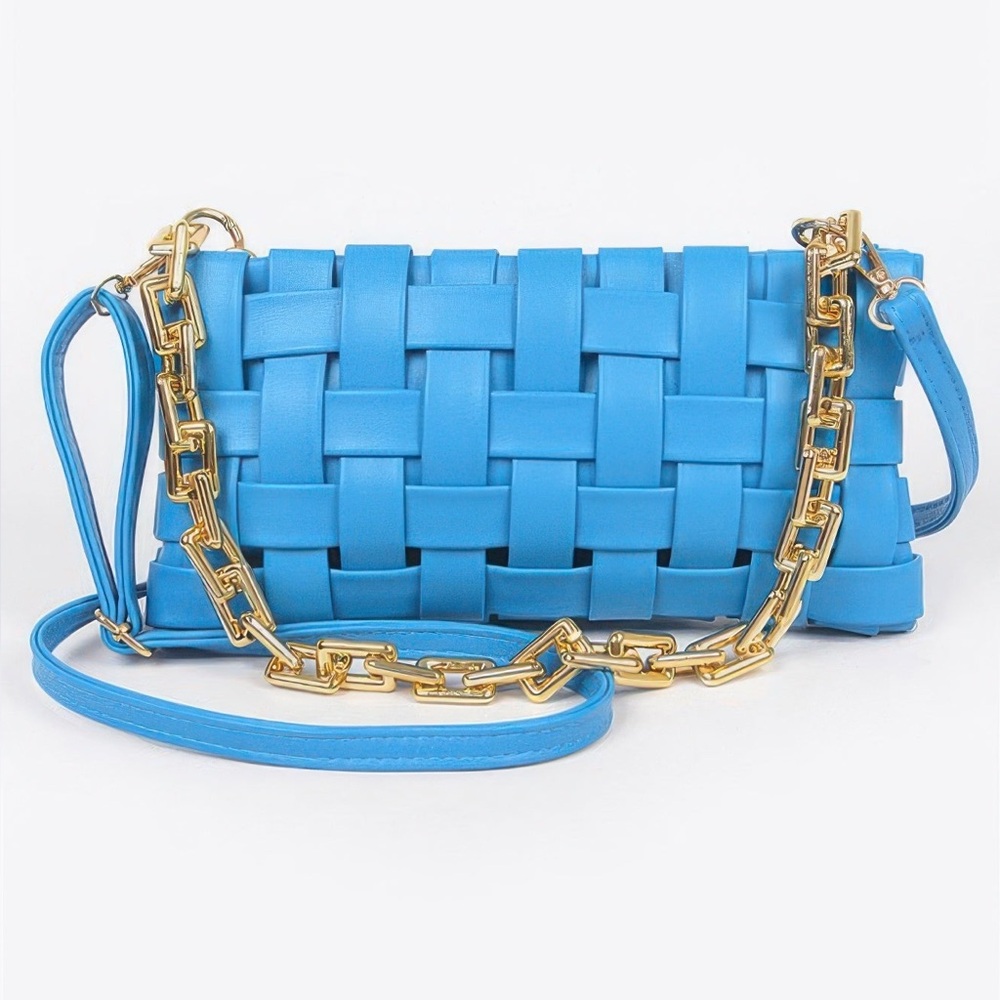 Braided Chain Crossbody Bag